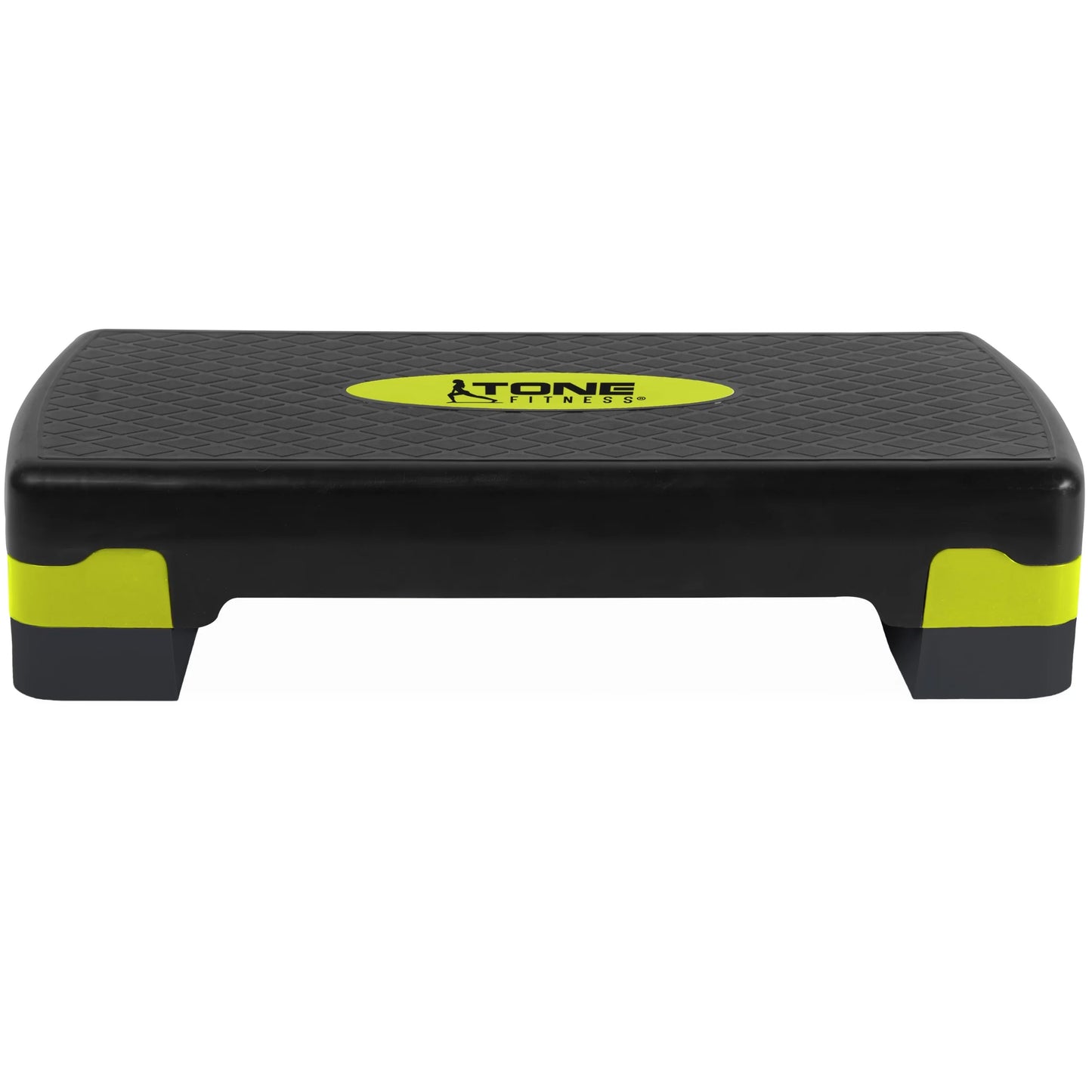 Aerobic Step Platform – Black & Yellow Exercise Stepper for Home & Gym Workouts
