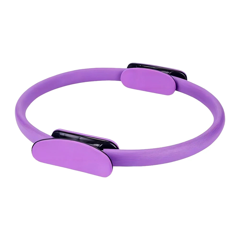 Pilates Fitness Ring with Non-Slip Handles – Yoga & Resistance Exercise Circle for Women