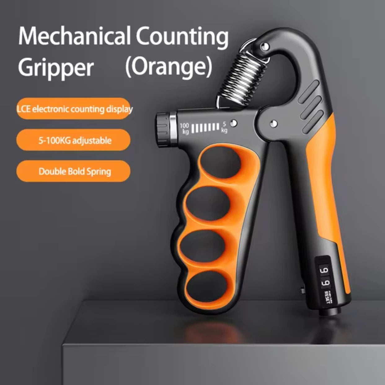 Adjustable Hand Grip Strengthener – 5–100Kg Wrist Expander for Fitness, Muscle Recovery & Hand Strength
