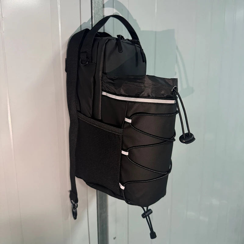 Large Capacity Water Bottle Carrier Bag – Magnetic Hanging Gym Bag with Phone Pocket