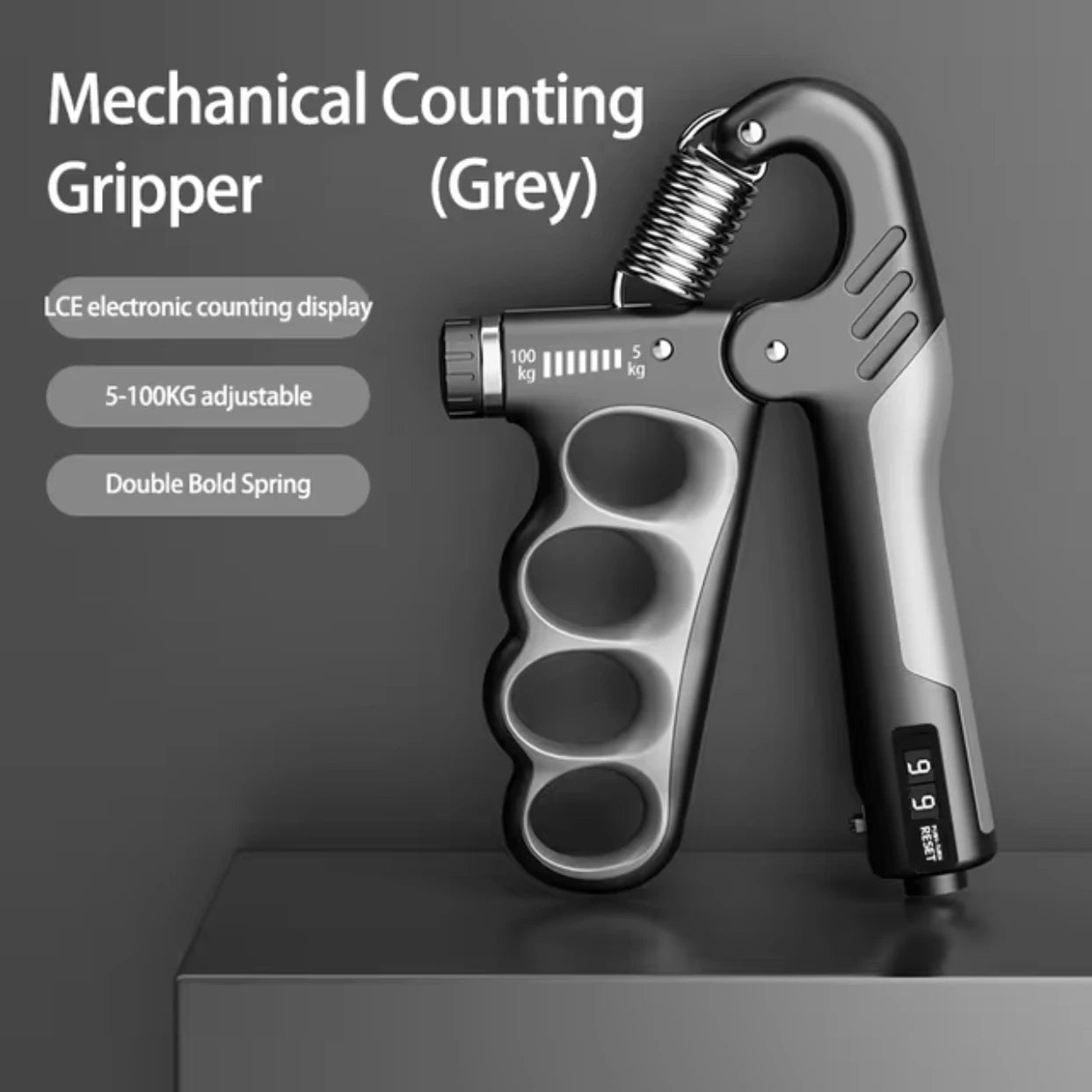 Adjustable Hand Grip Strengthener – 5–100Kg Wrist Expander for Fitness, Muscle Recovery & Hand Strength