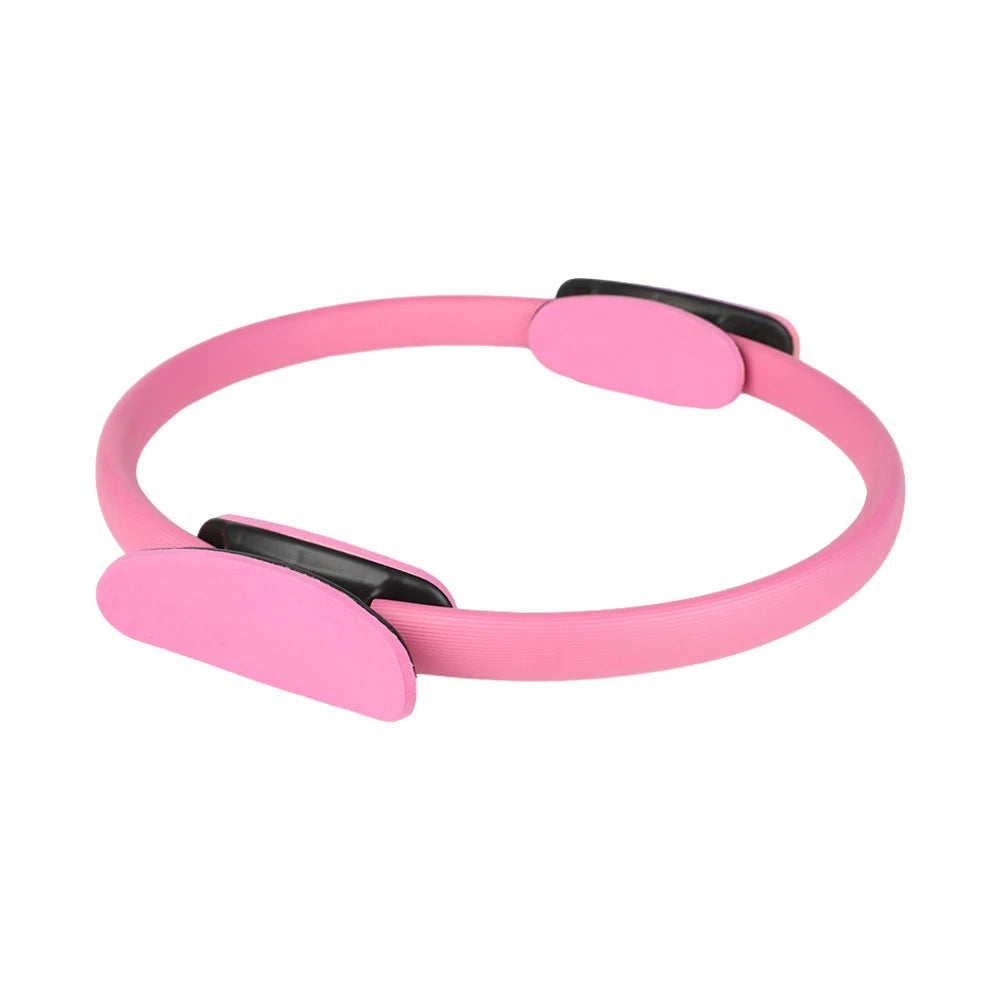 Pilates Fitness Ring with Non-Slip Handles – Yoga & Resistance Exercise Circle for Women